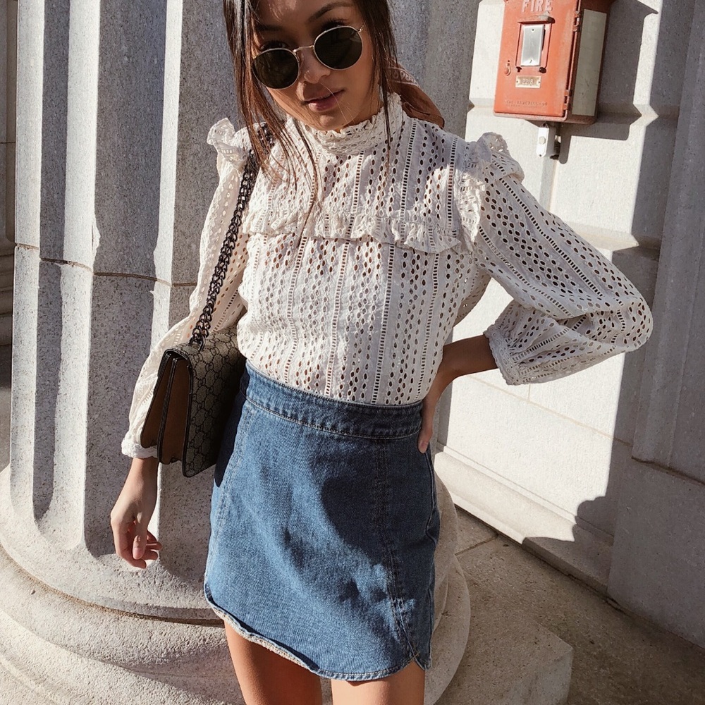 NWITH TAG PACSUN DENIM SKIRT